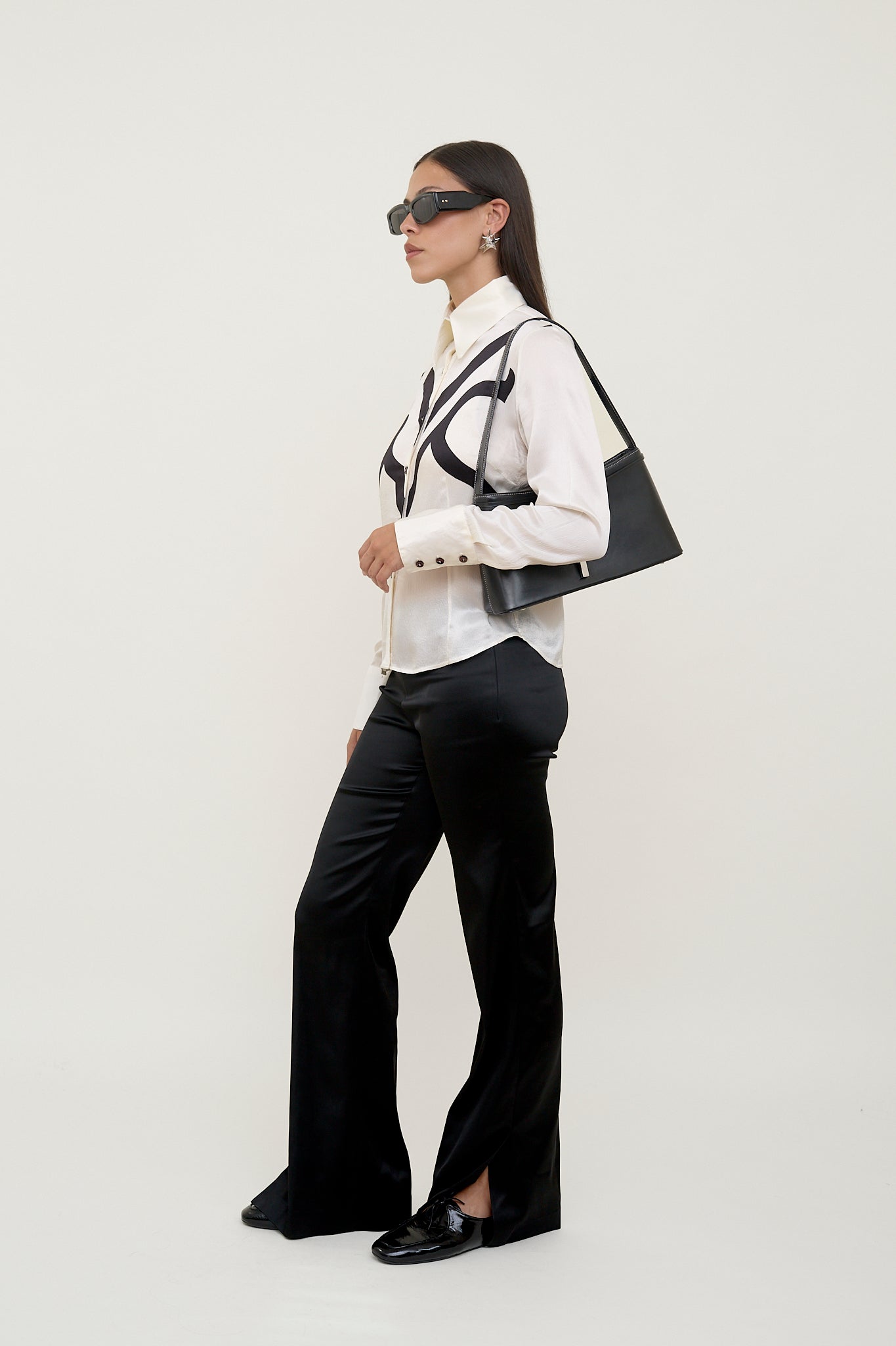 Wild wild west silk blouse