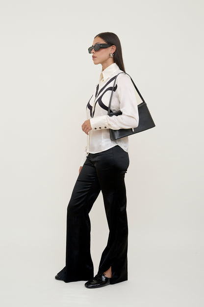 Wild wild west silk blouse