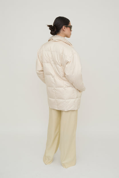 Cream luxury Down coat