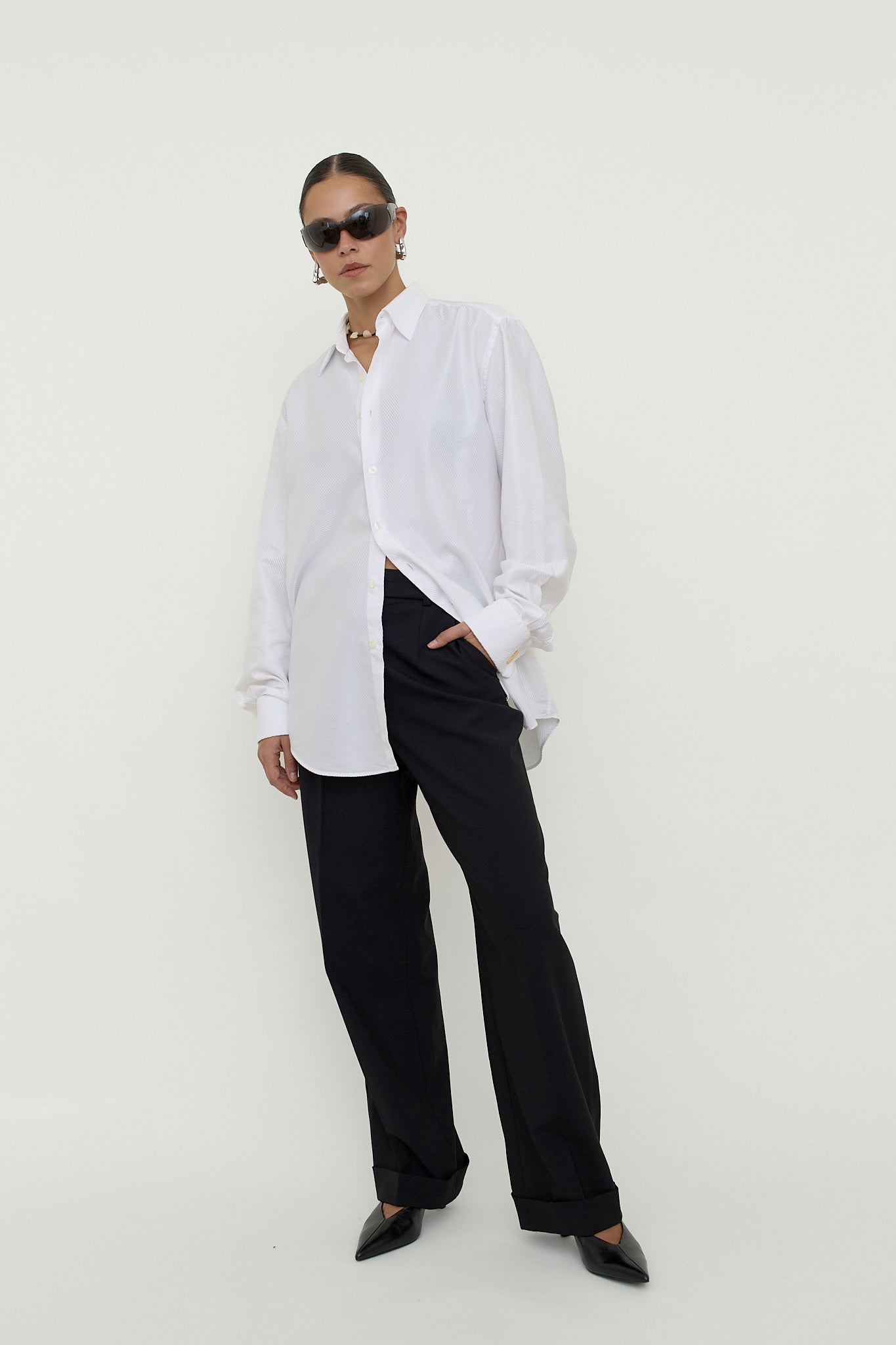 Dolce & Gabbana wool blend tailored trousers