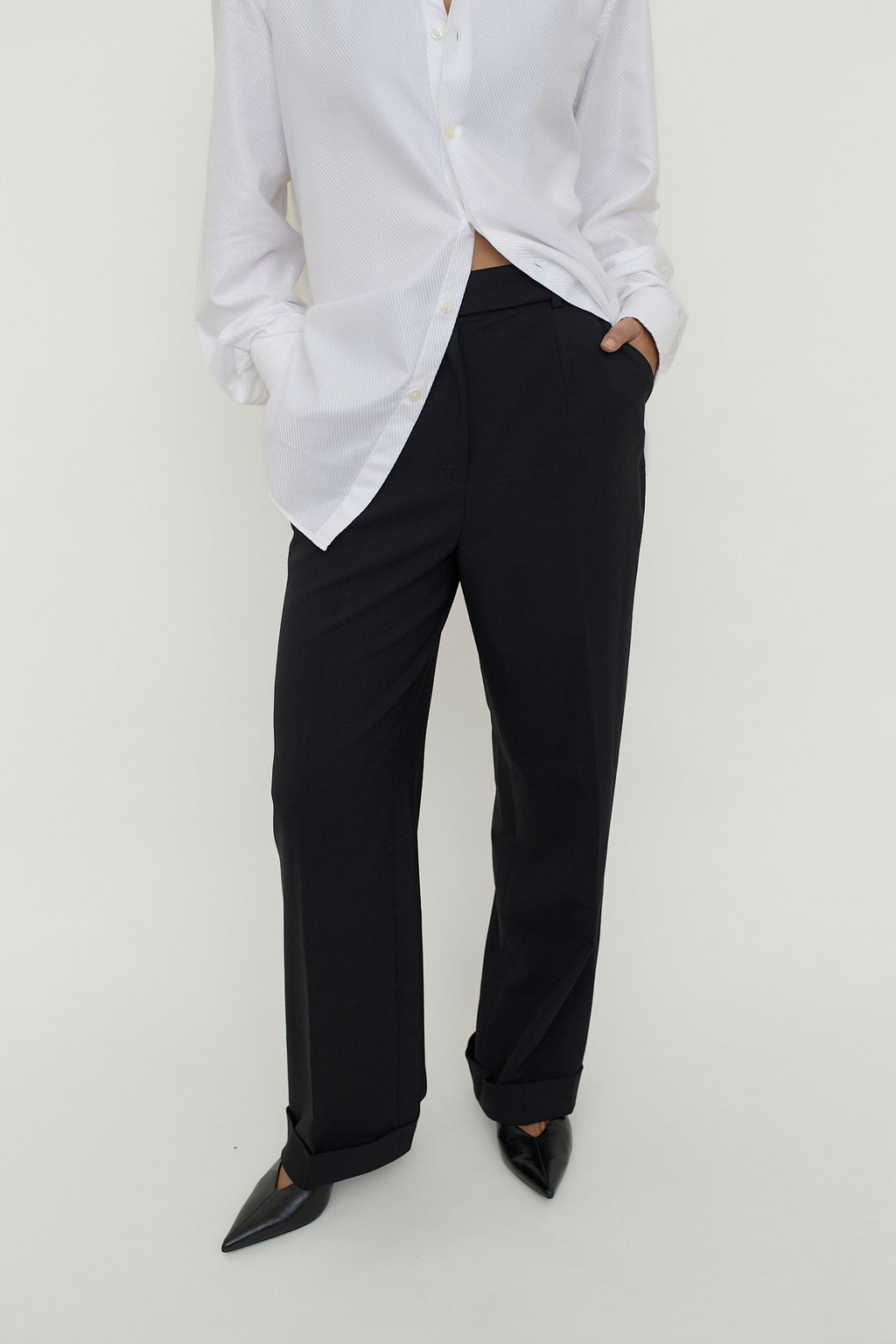Dolce & Gabbana wool blend tailored trousers