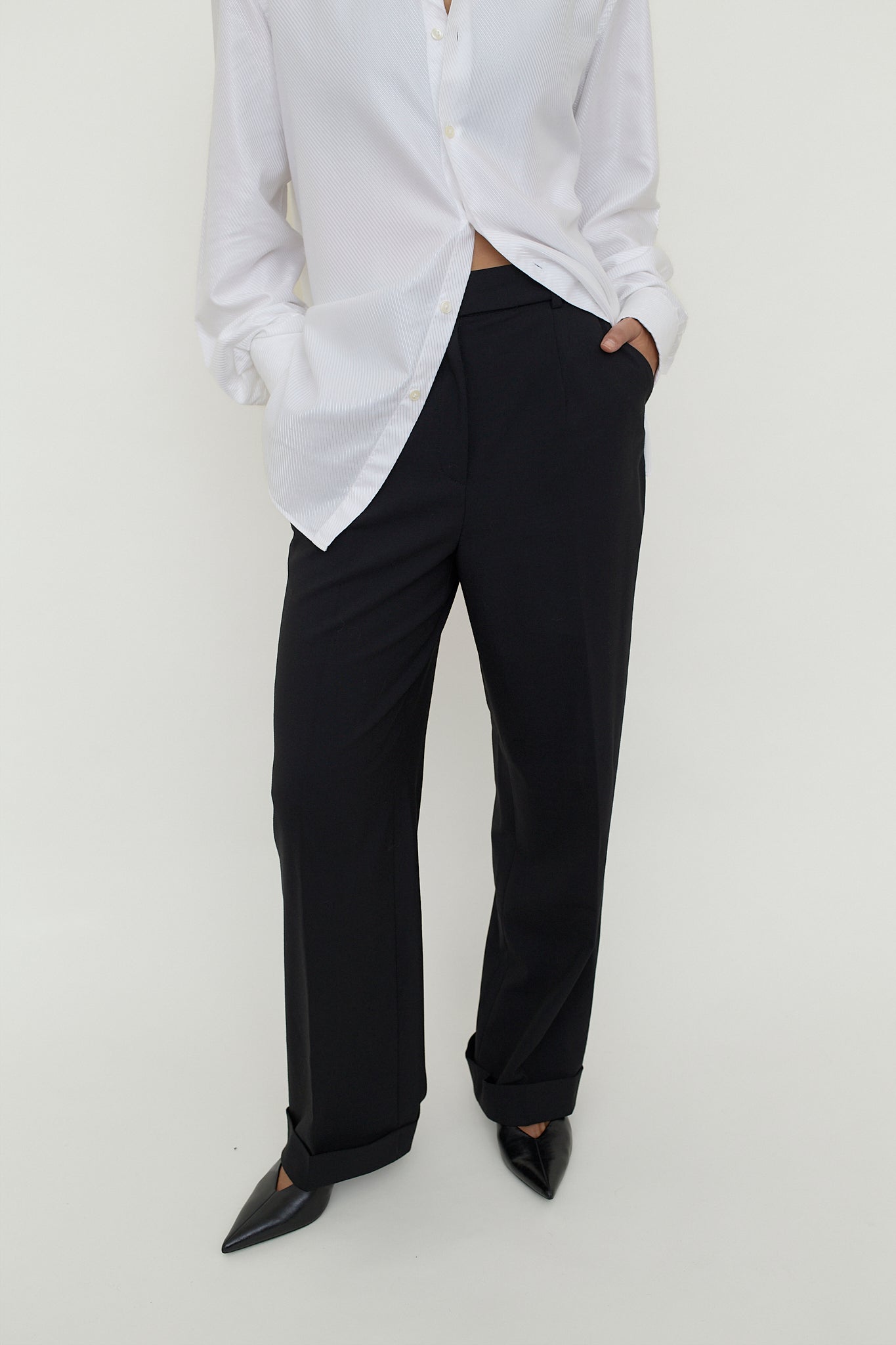 Dolce & Gabbana wool blend tailored trousers