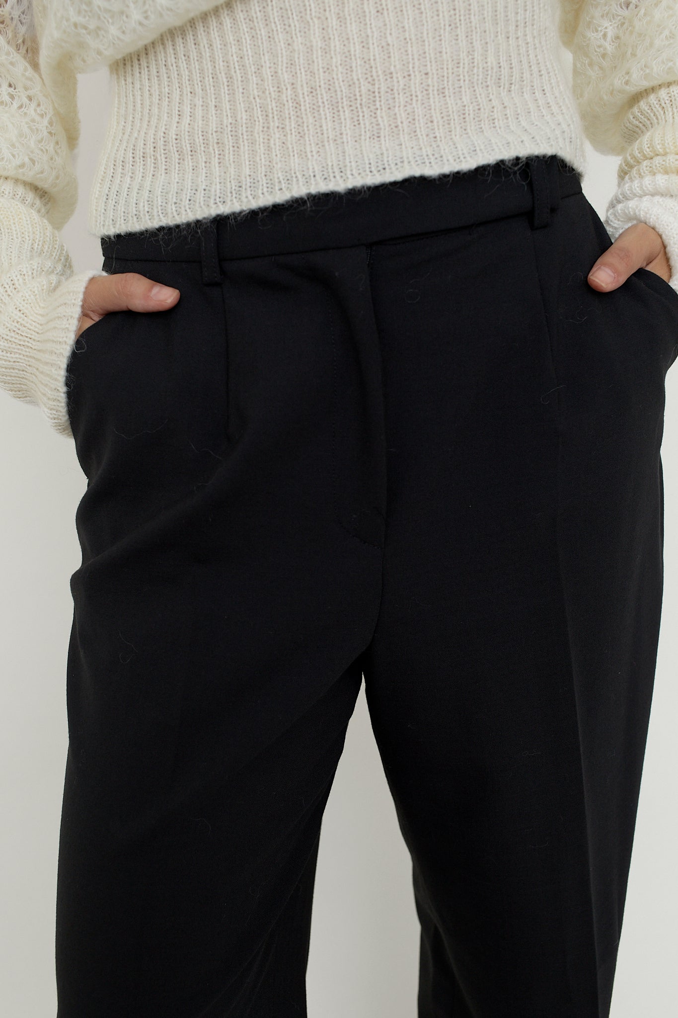 Dolce & Gabbana wool blend tailored trousers