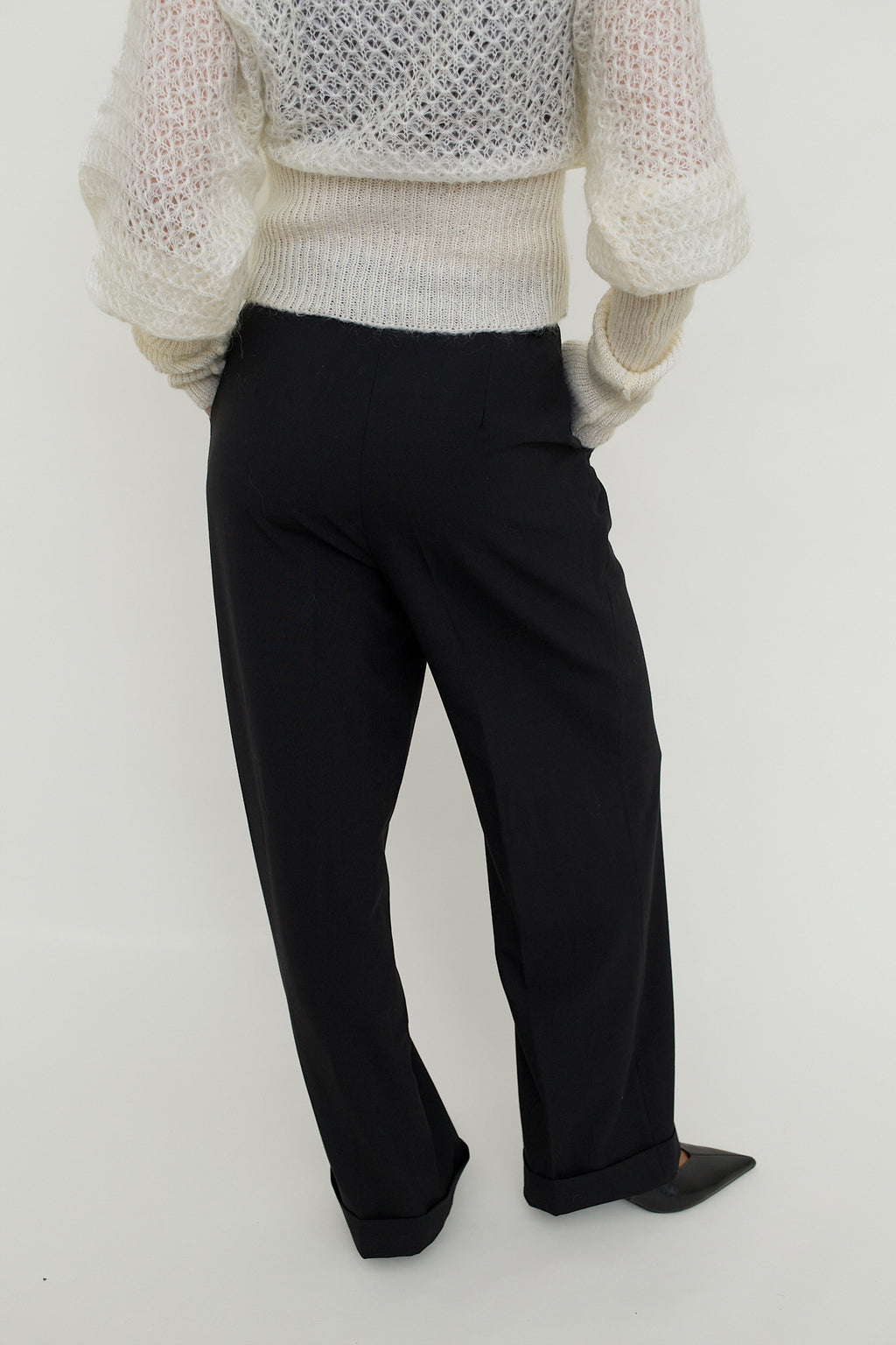 Dolce & Gabbana wool blend tailored trousers