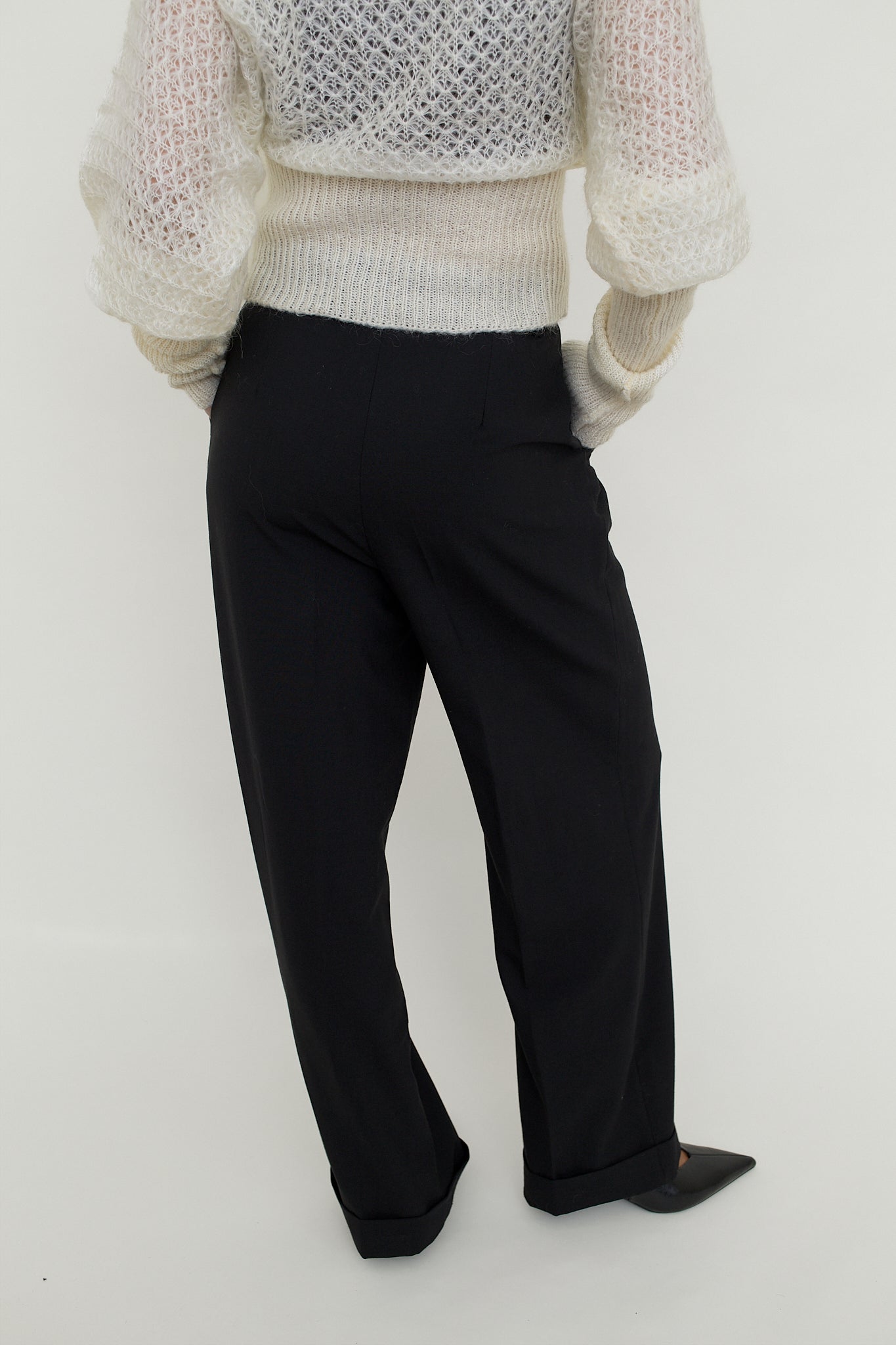 Dolce & Gabbana wool blend tailored trousers