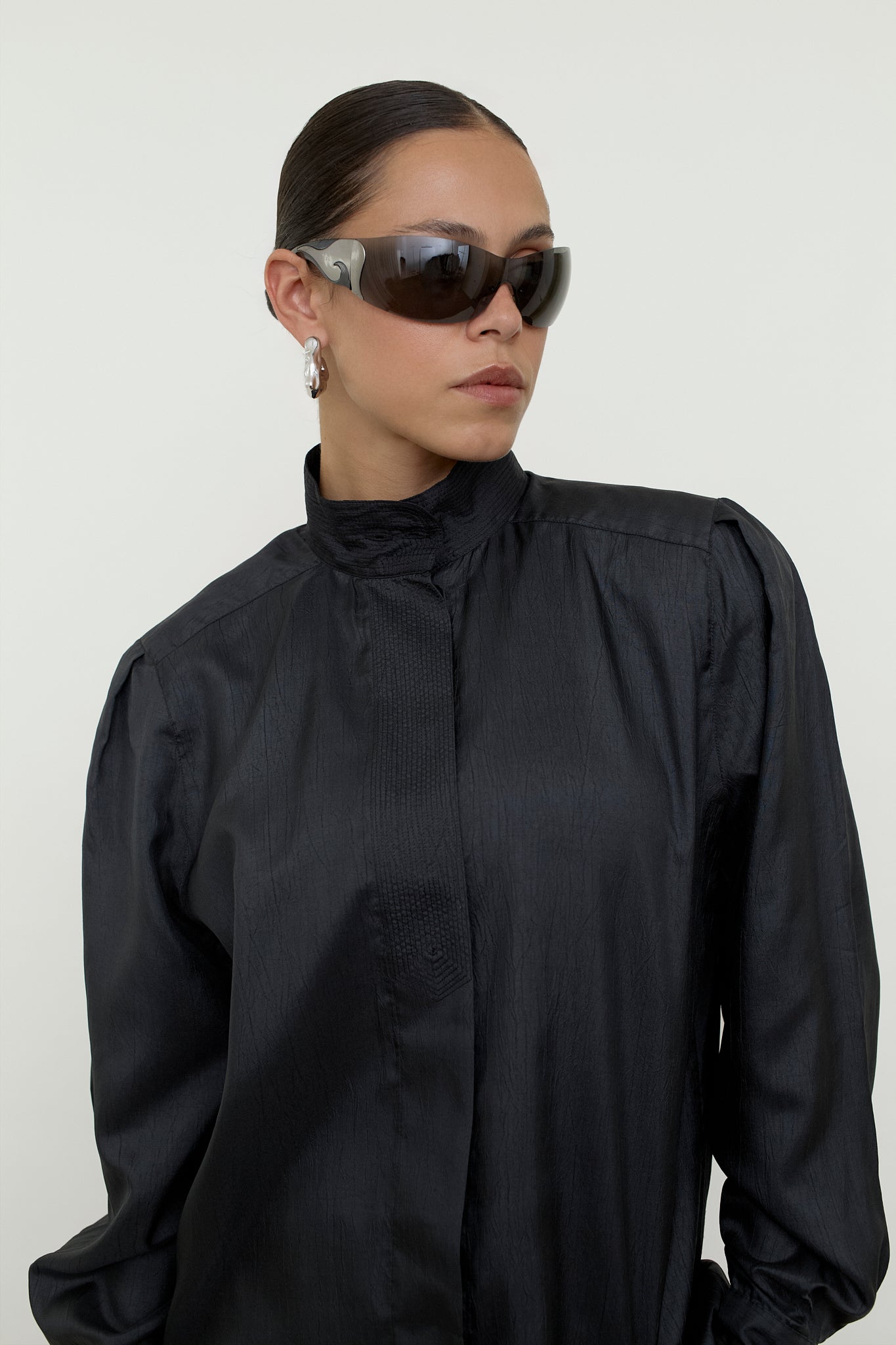 Sculptural vintage blouse