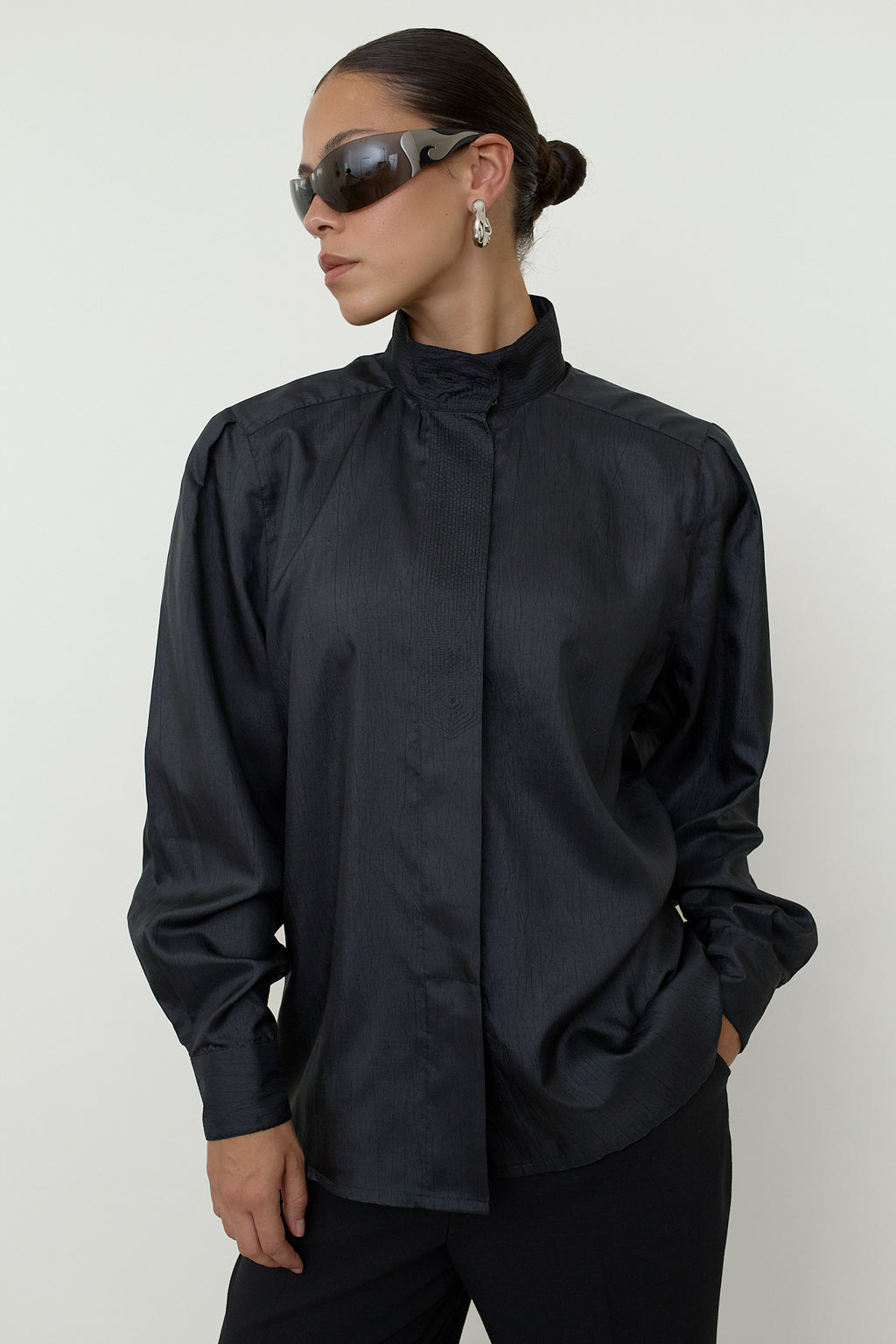 Sculptural vintage blouse