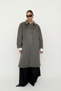 Llama wool coat