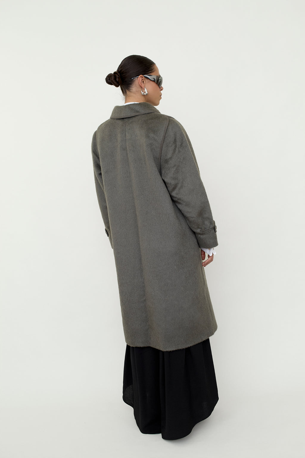 Llama wool coat