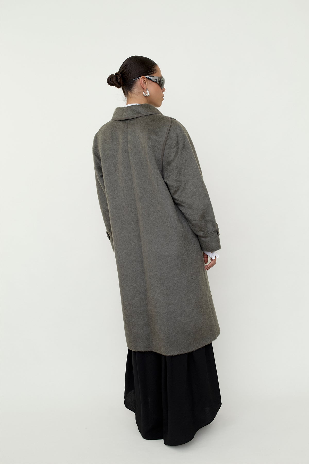 Llama wool coat