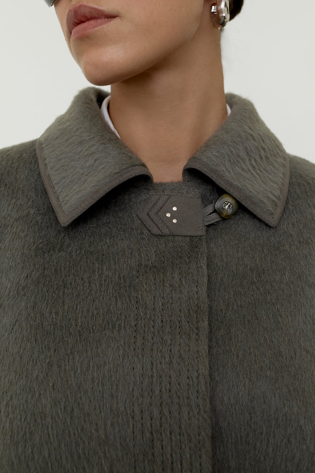 Llama wool coat