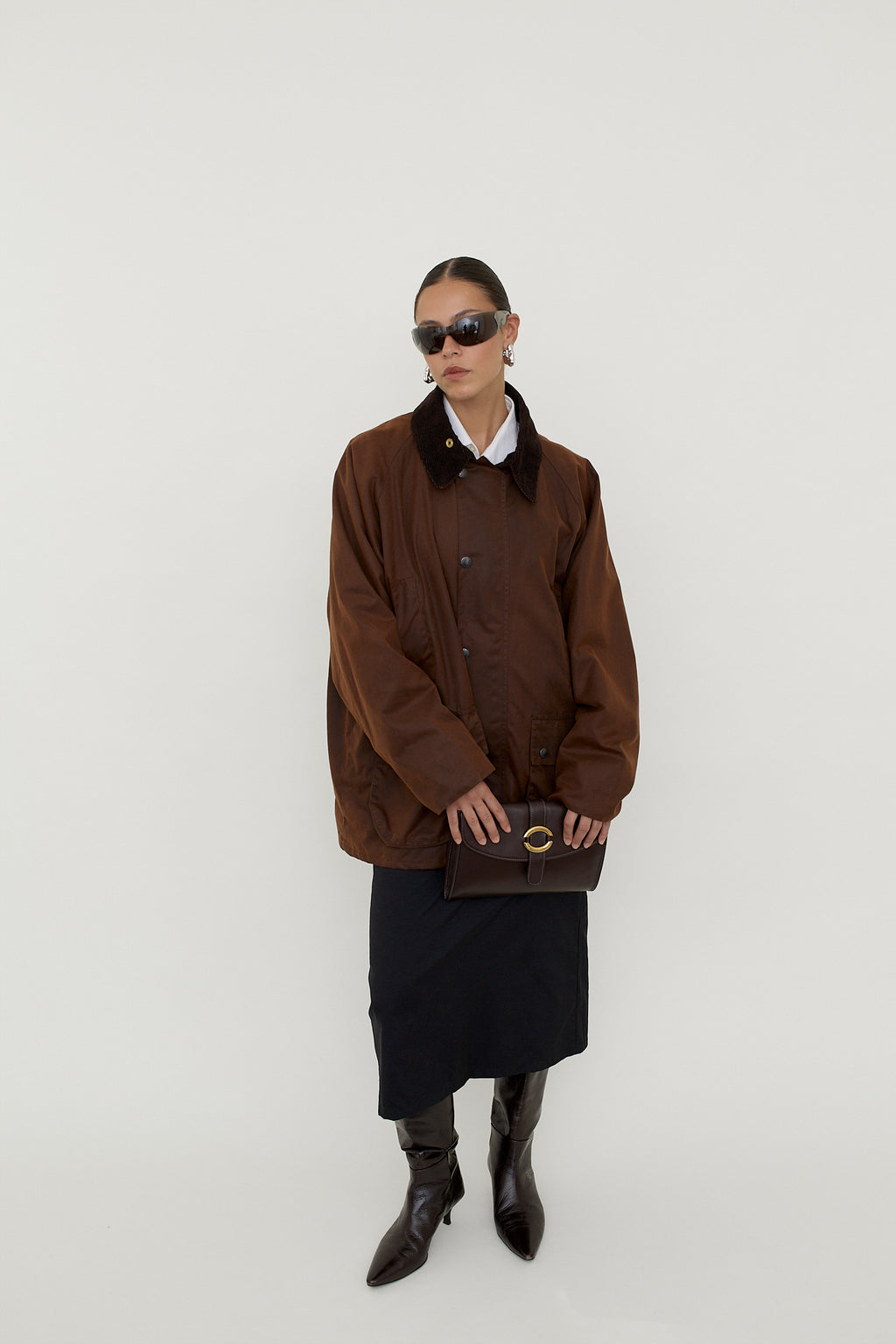 Made in Britain waxed rain jacket