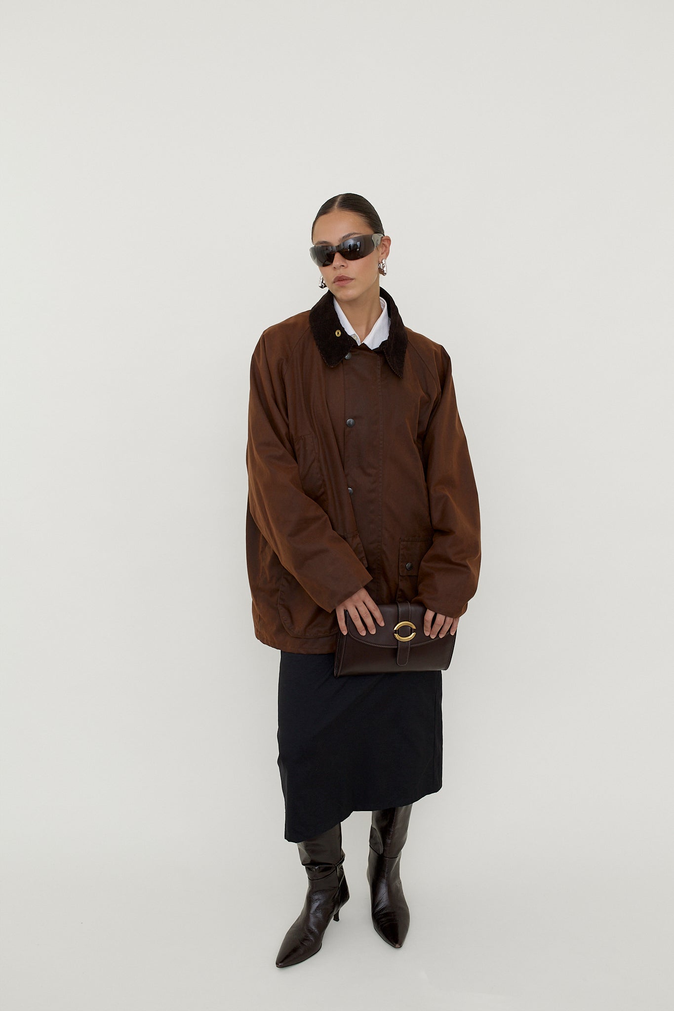 Made in Britain waxed rain jacket