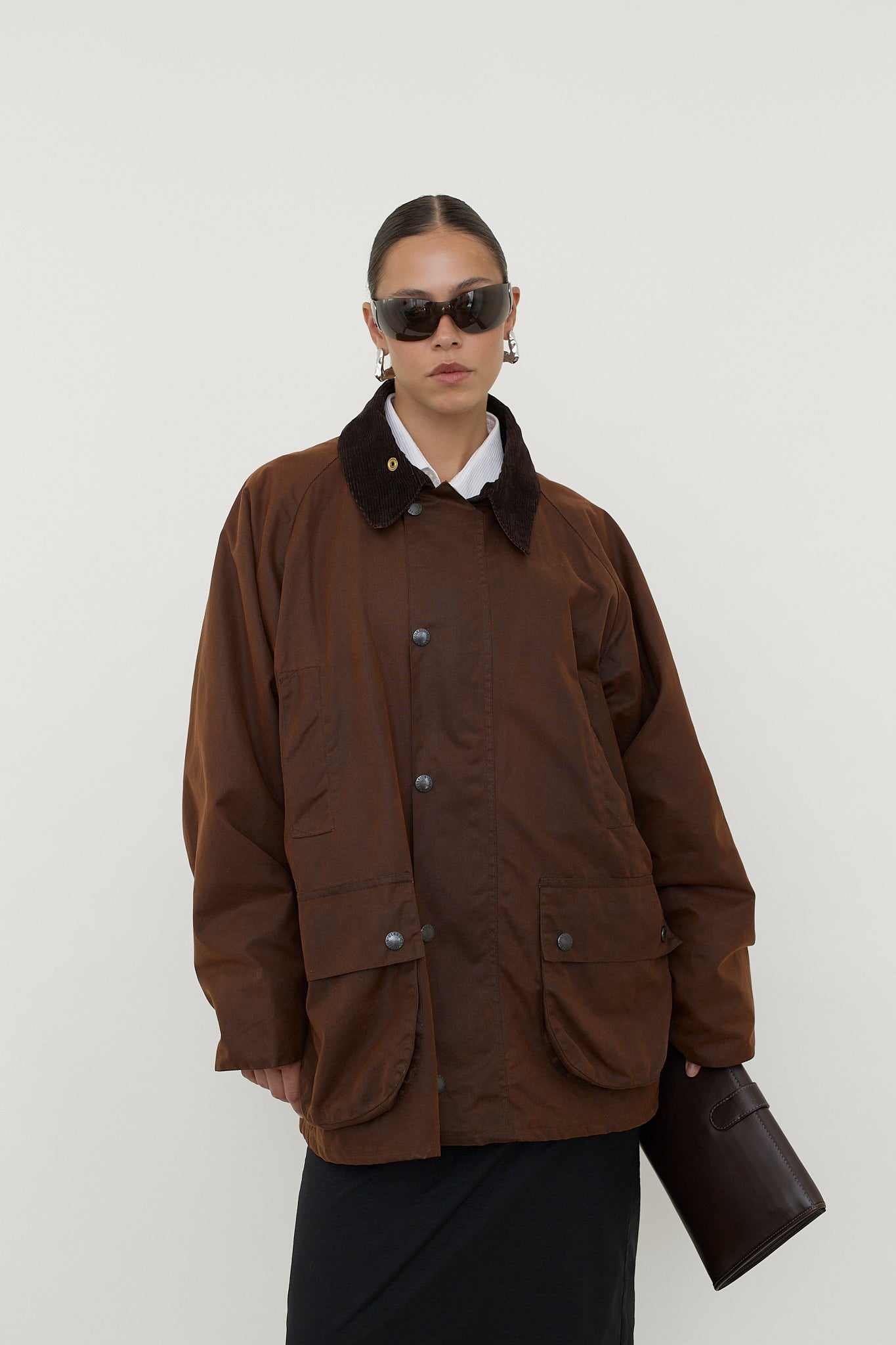 Made in Britain waxed rain jacket