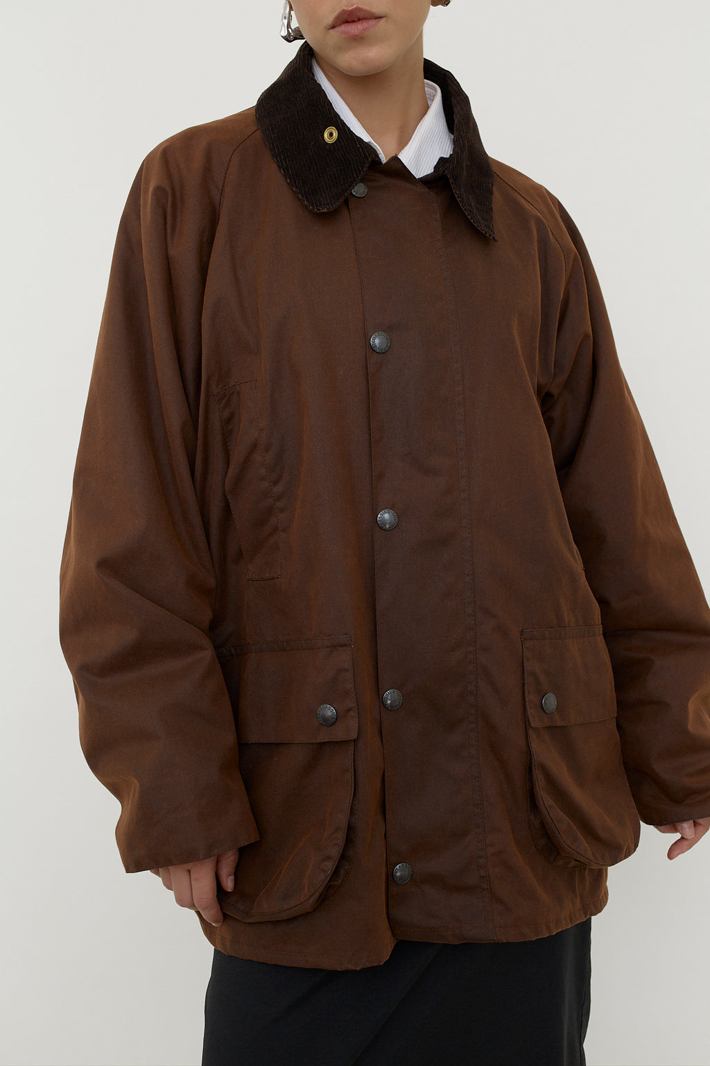 Made in Britain waxed rain jacket