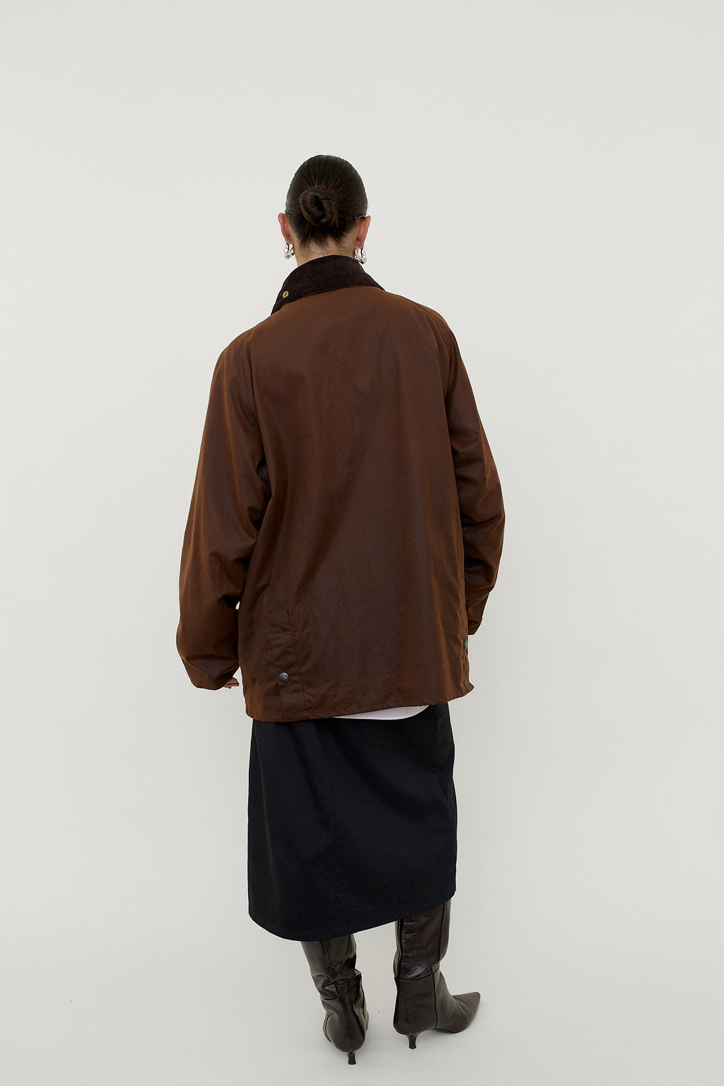 Made in Britain waxed rain jacket