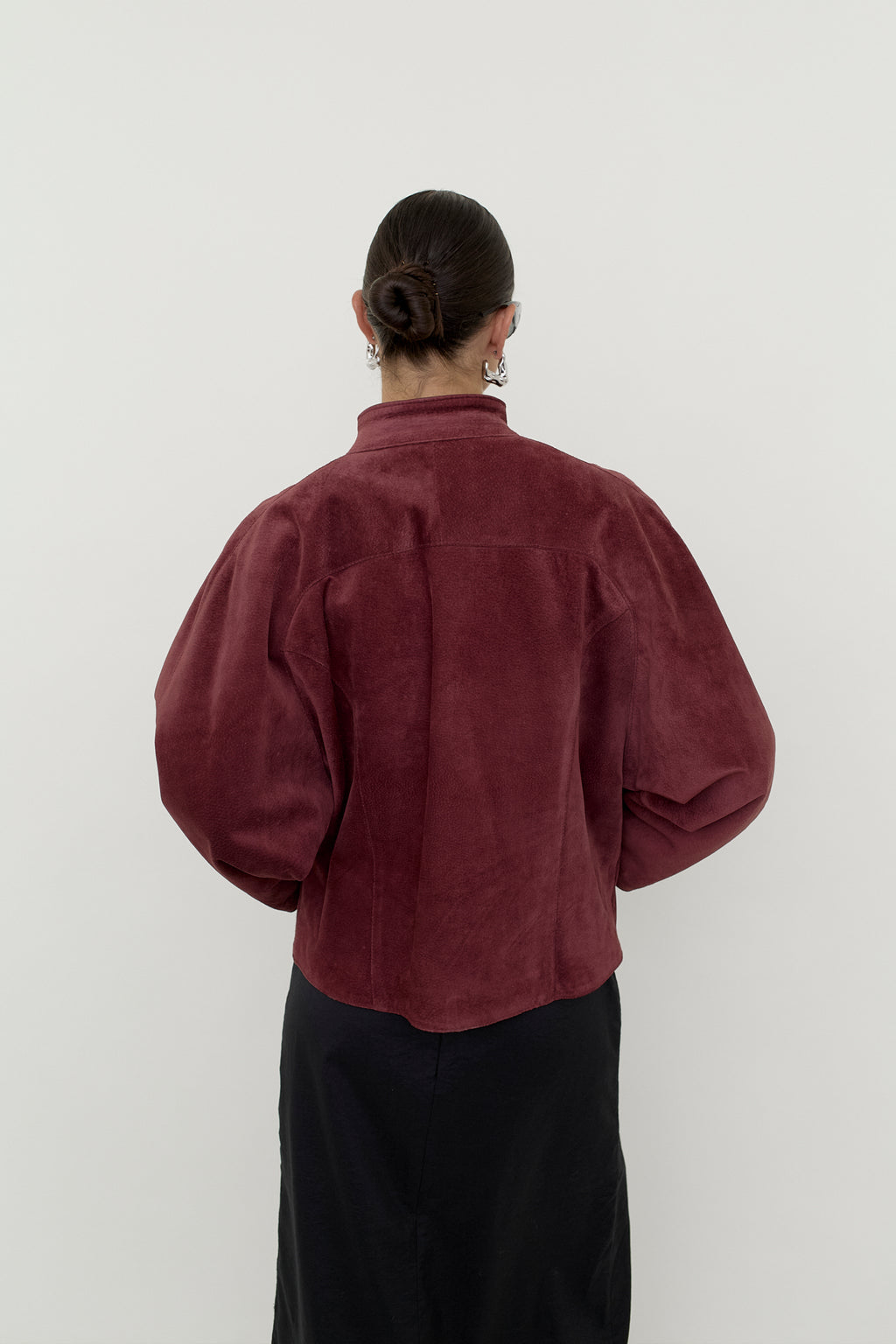 Suede toggle jacket