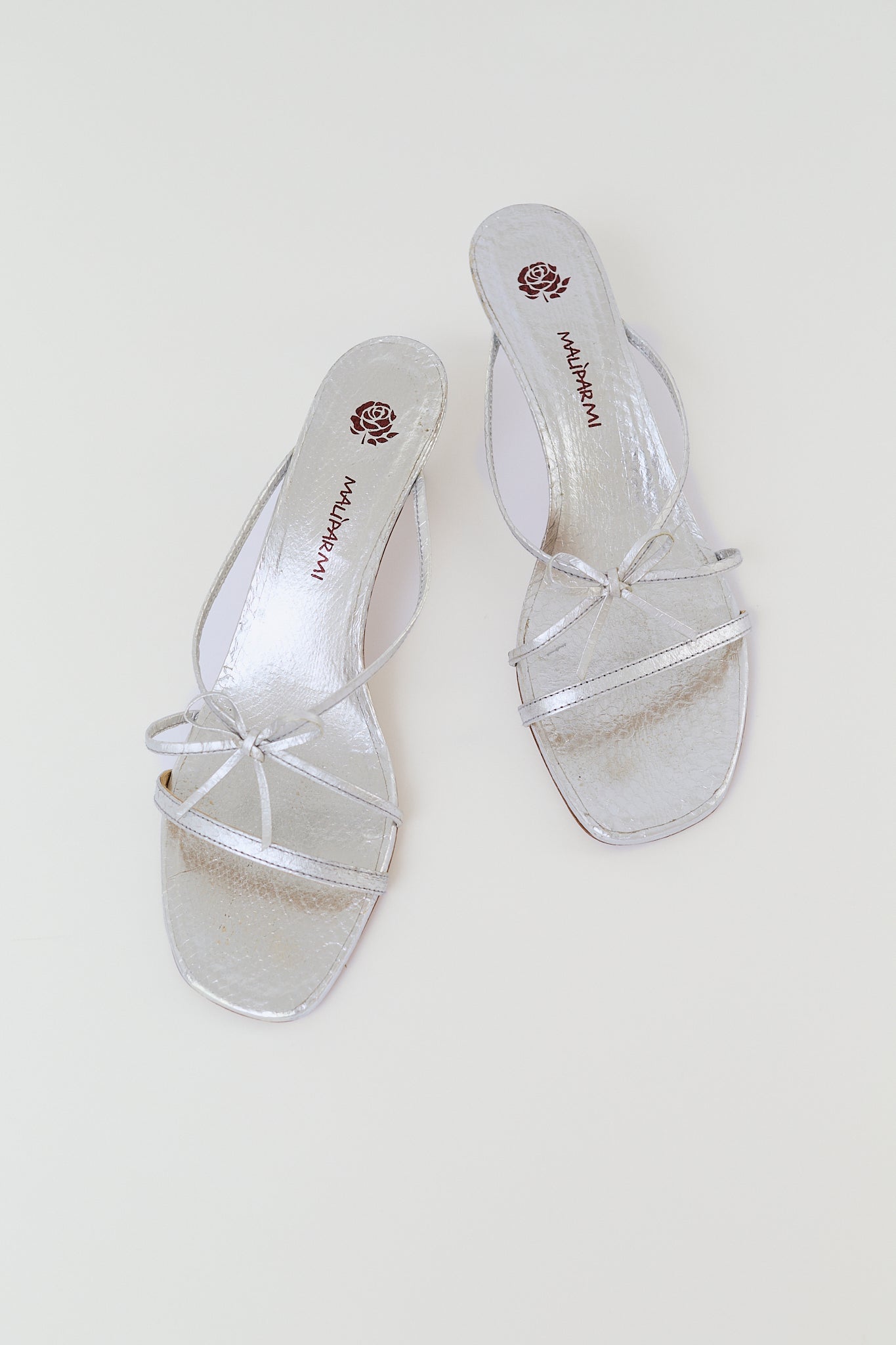 Silver sandals