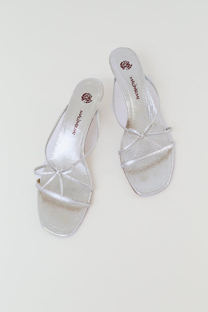 Silver sandals