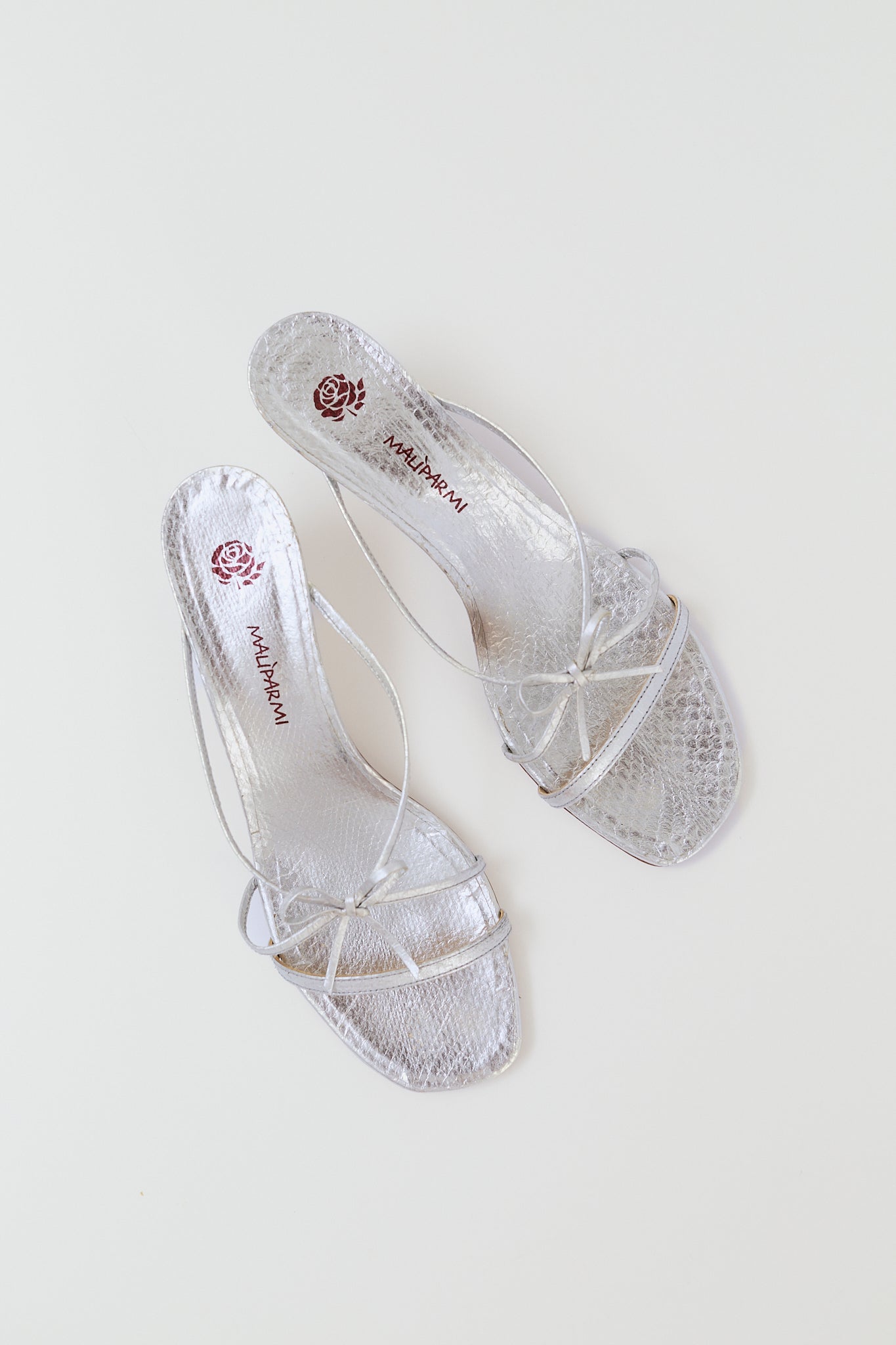 Silver sandals