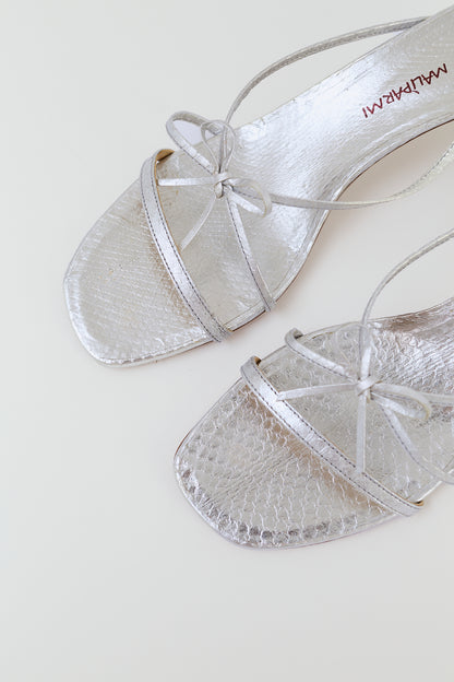 Silver sandals