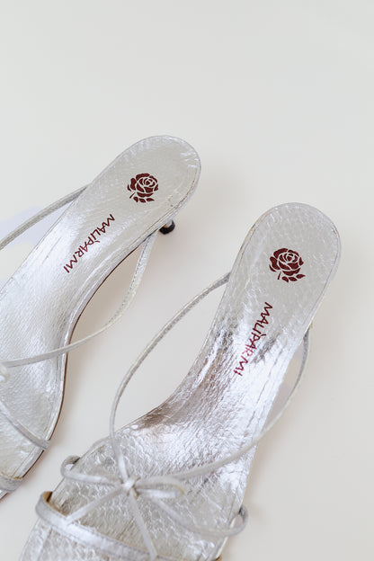 Silver sandals