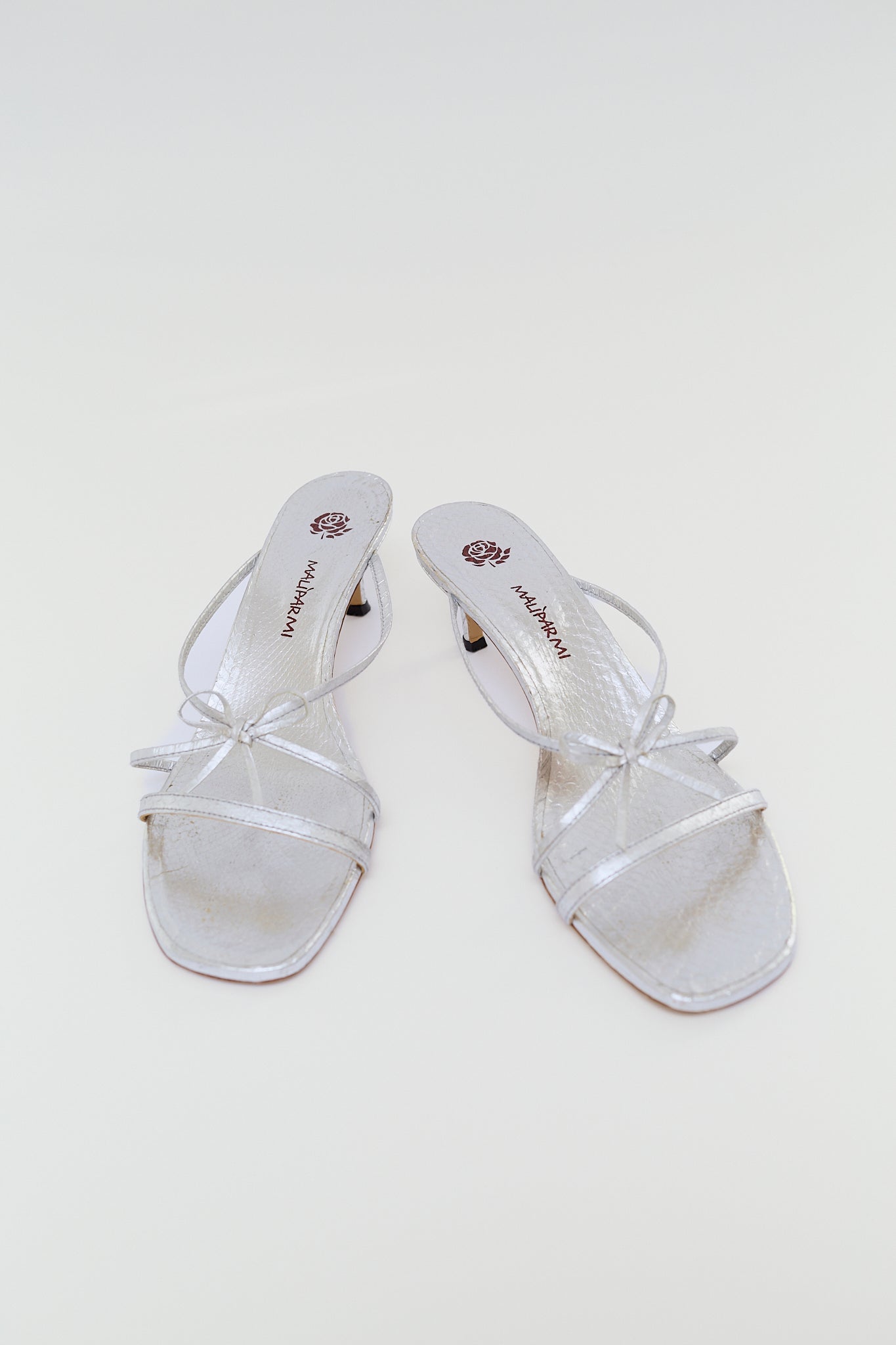 Silver sandals