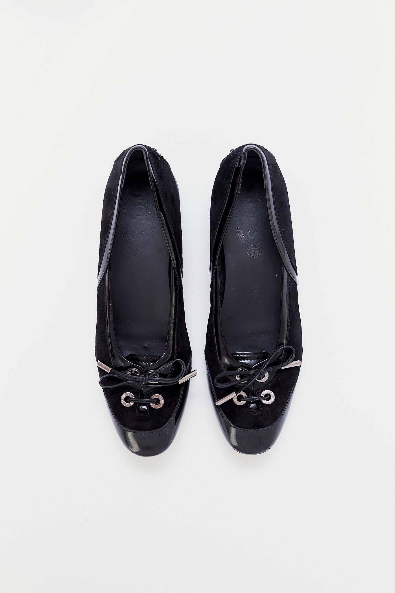 Tod's leather ballerina flats