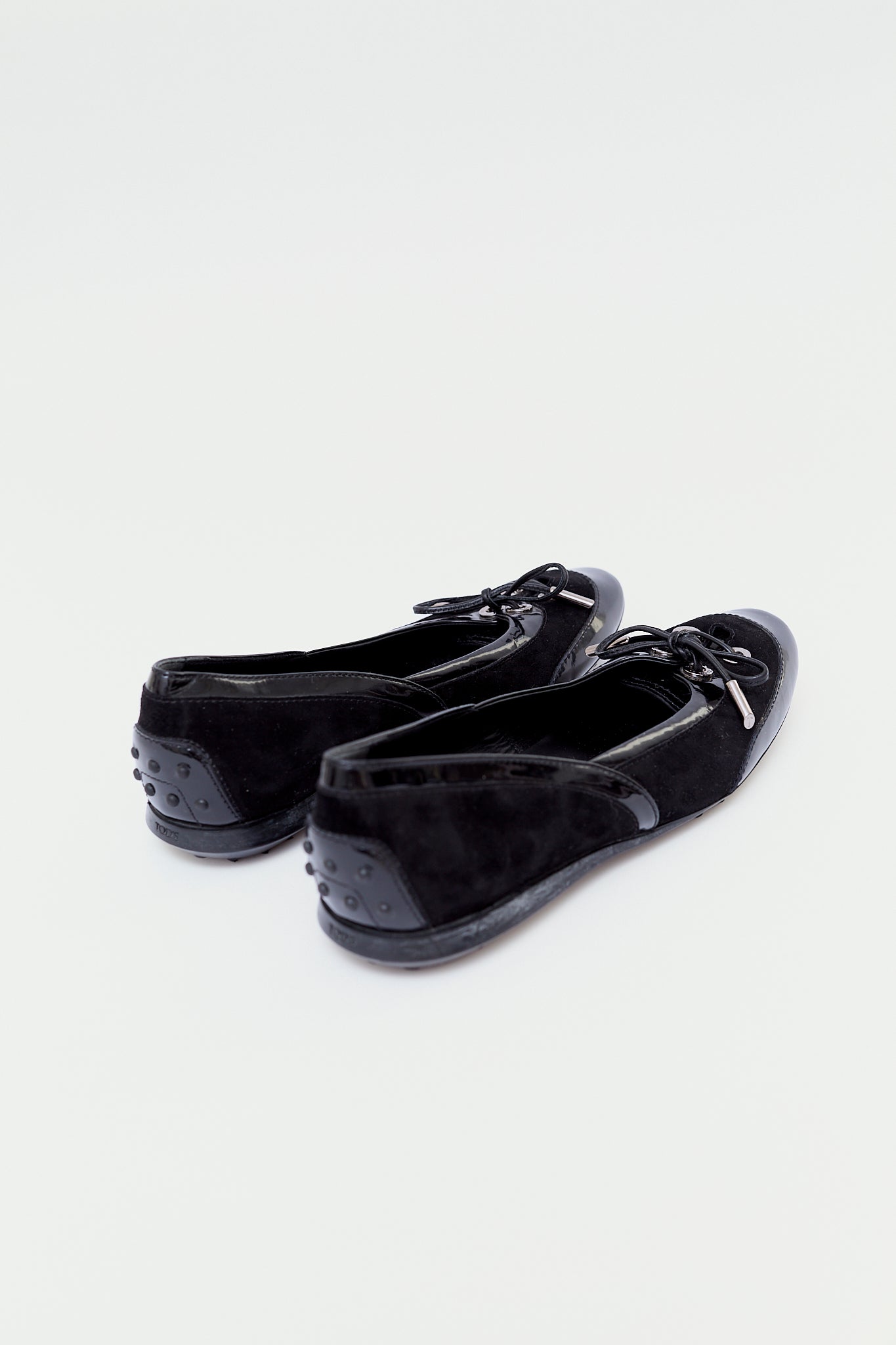 Tod's leather ballerina flats