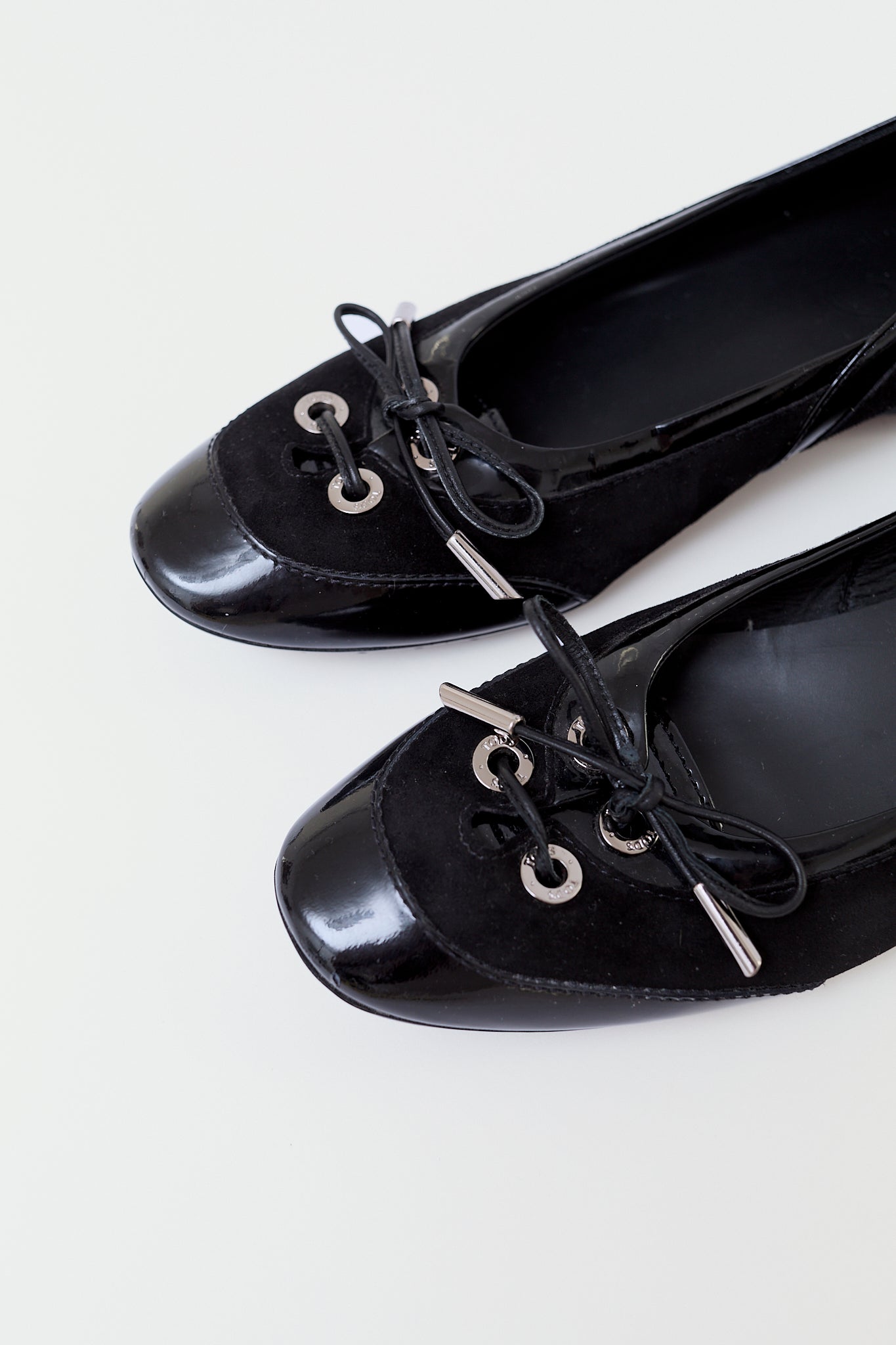 Tod's leather ballerina flats
