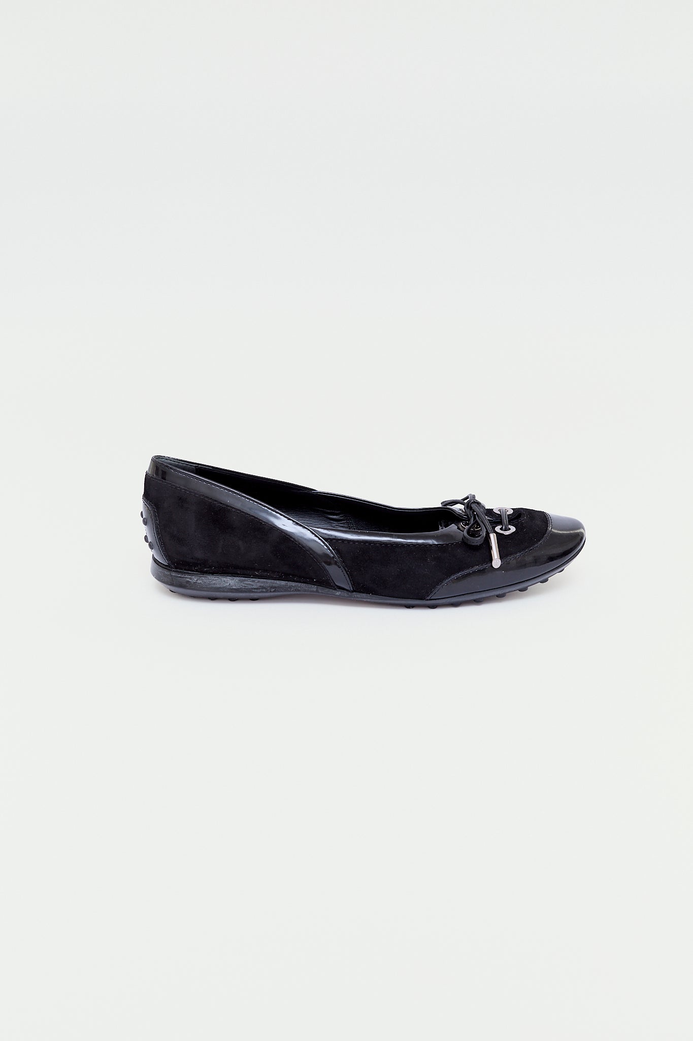 Tod's leather ballerina flats