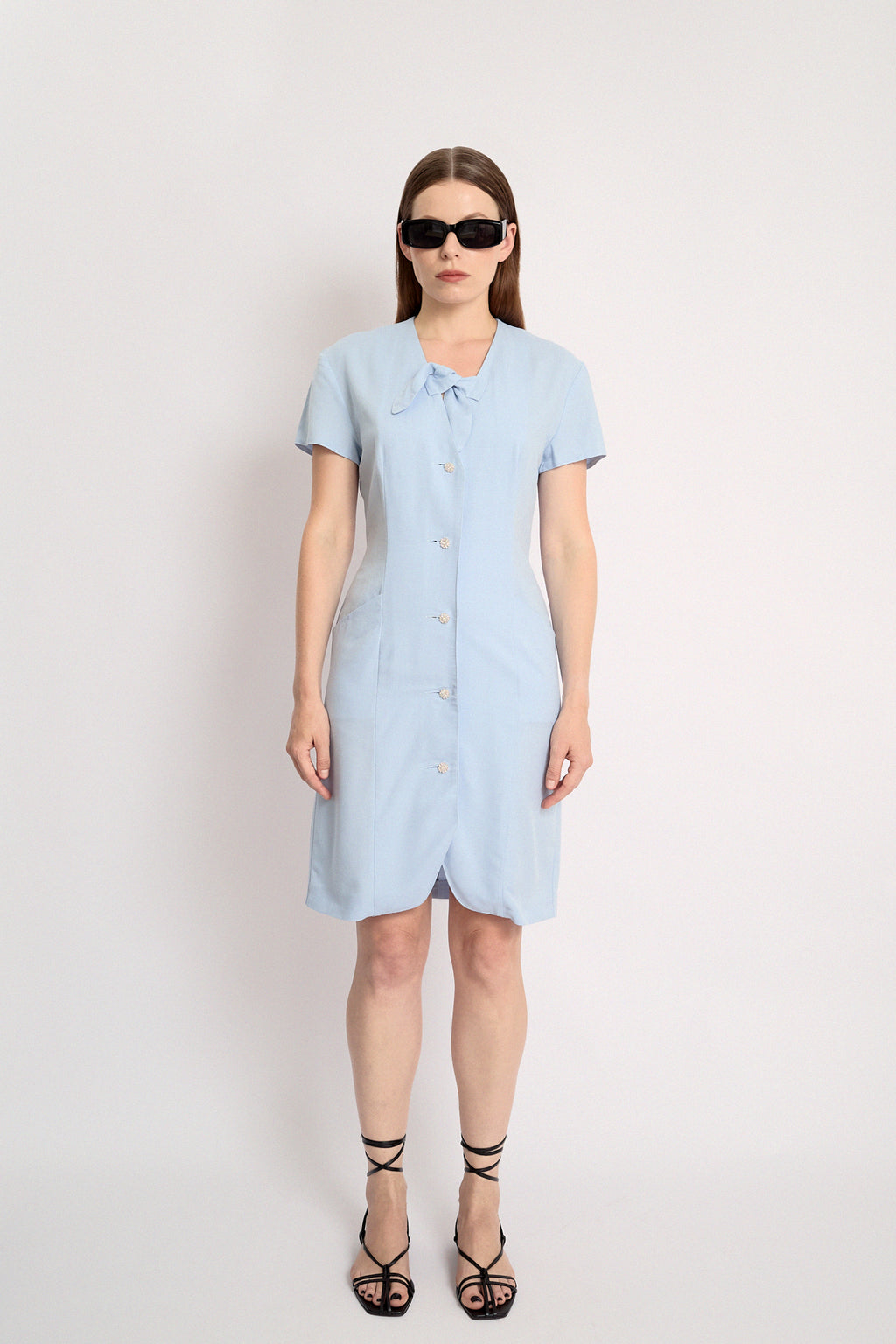 Baby blue dress