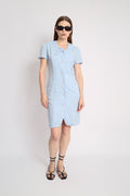 Baby blue dress