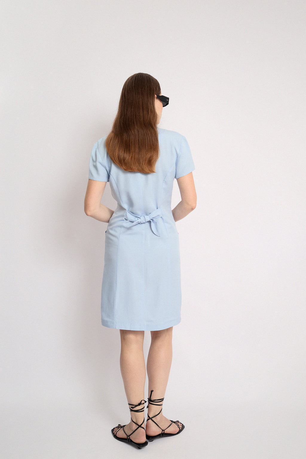 Baby blue dress