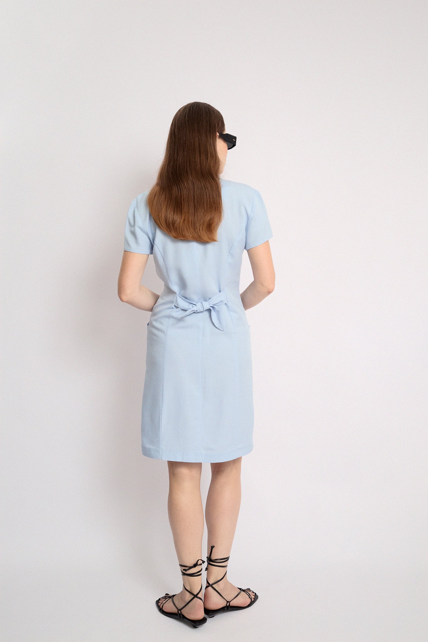 Baby blue dress