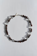 Bull’s eye and quartz necklace