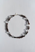 Bull’s eye and quartz necklace
