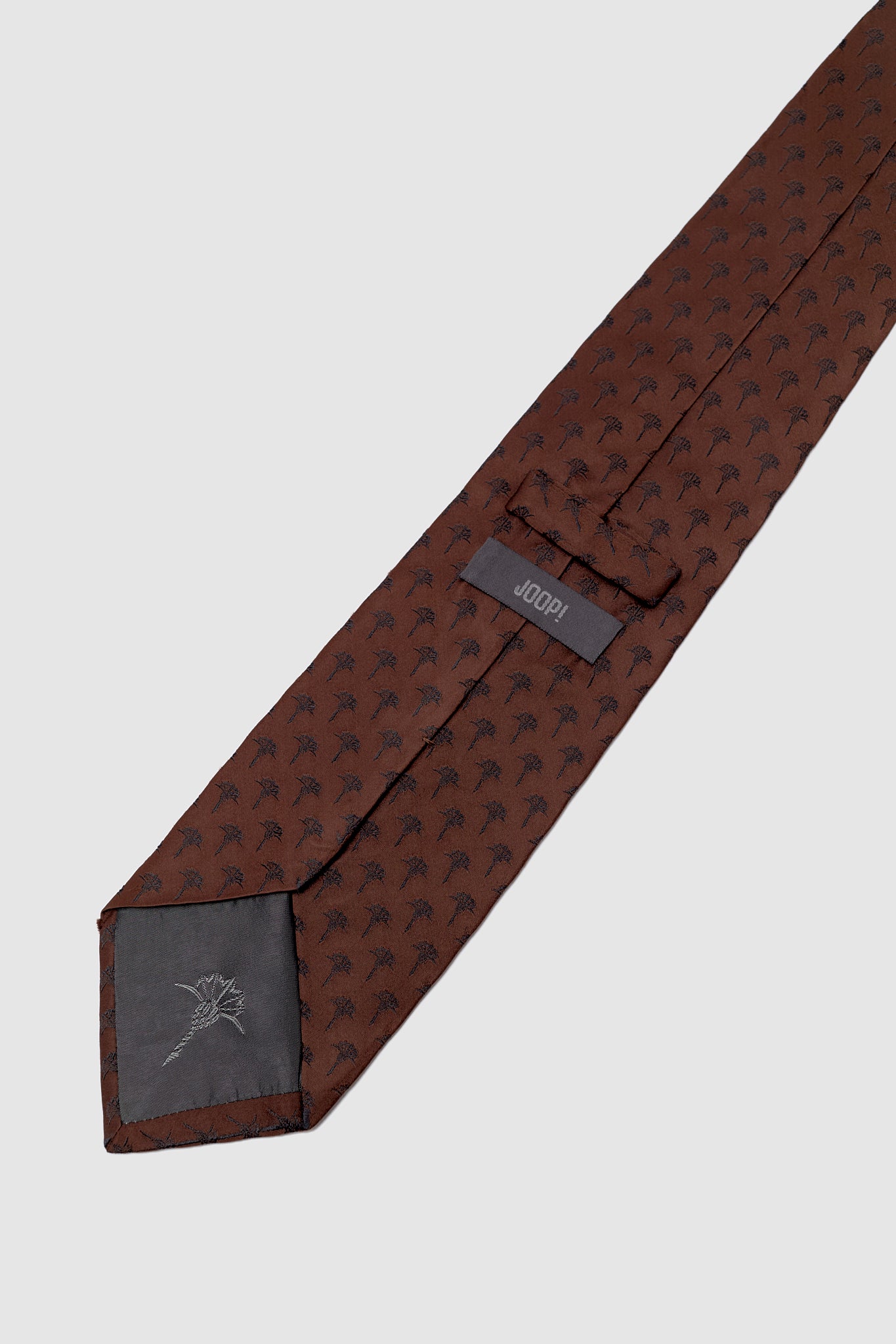 Joop logo silk tie