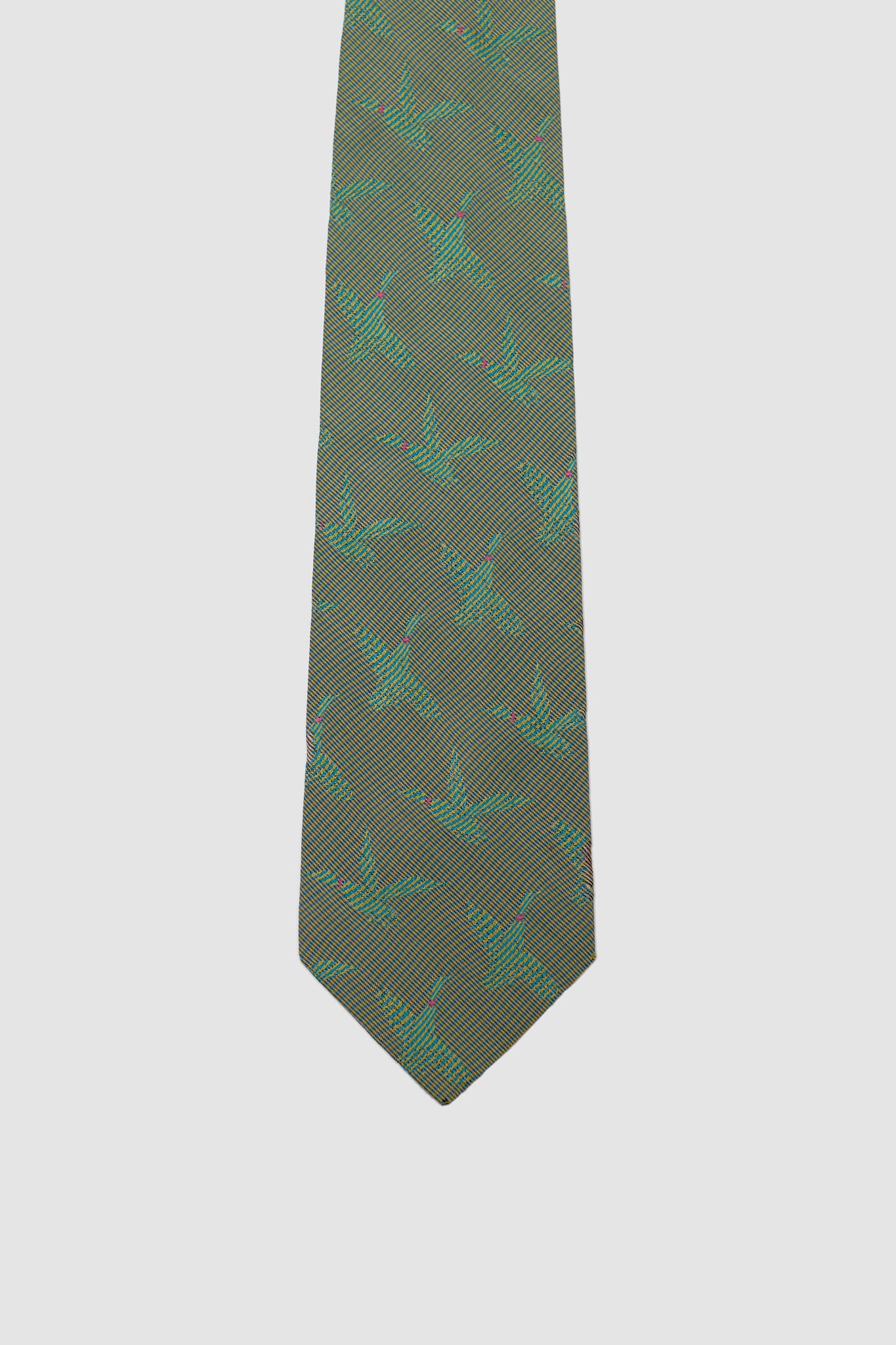Georgio Armani patterned silk tie