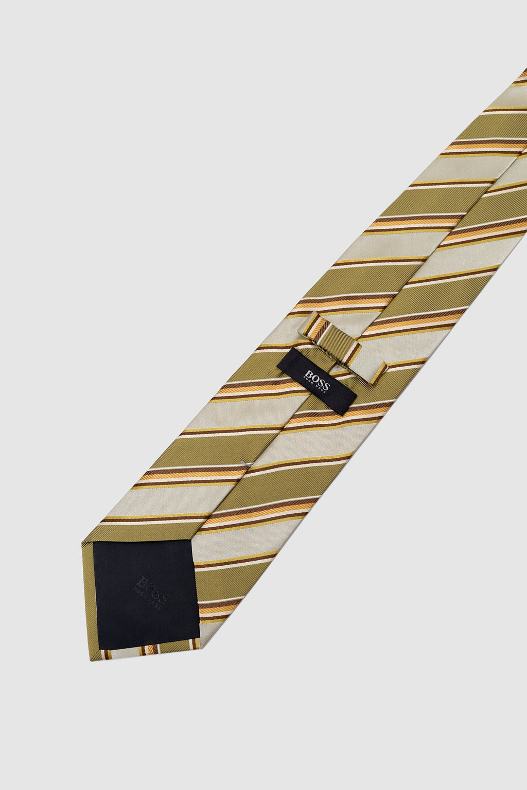 Boss striped silk tie