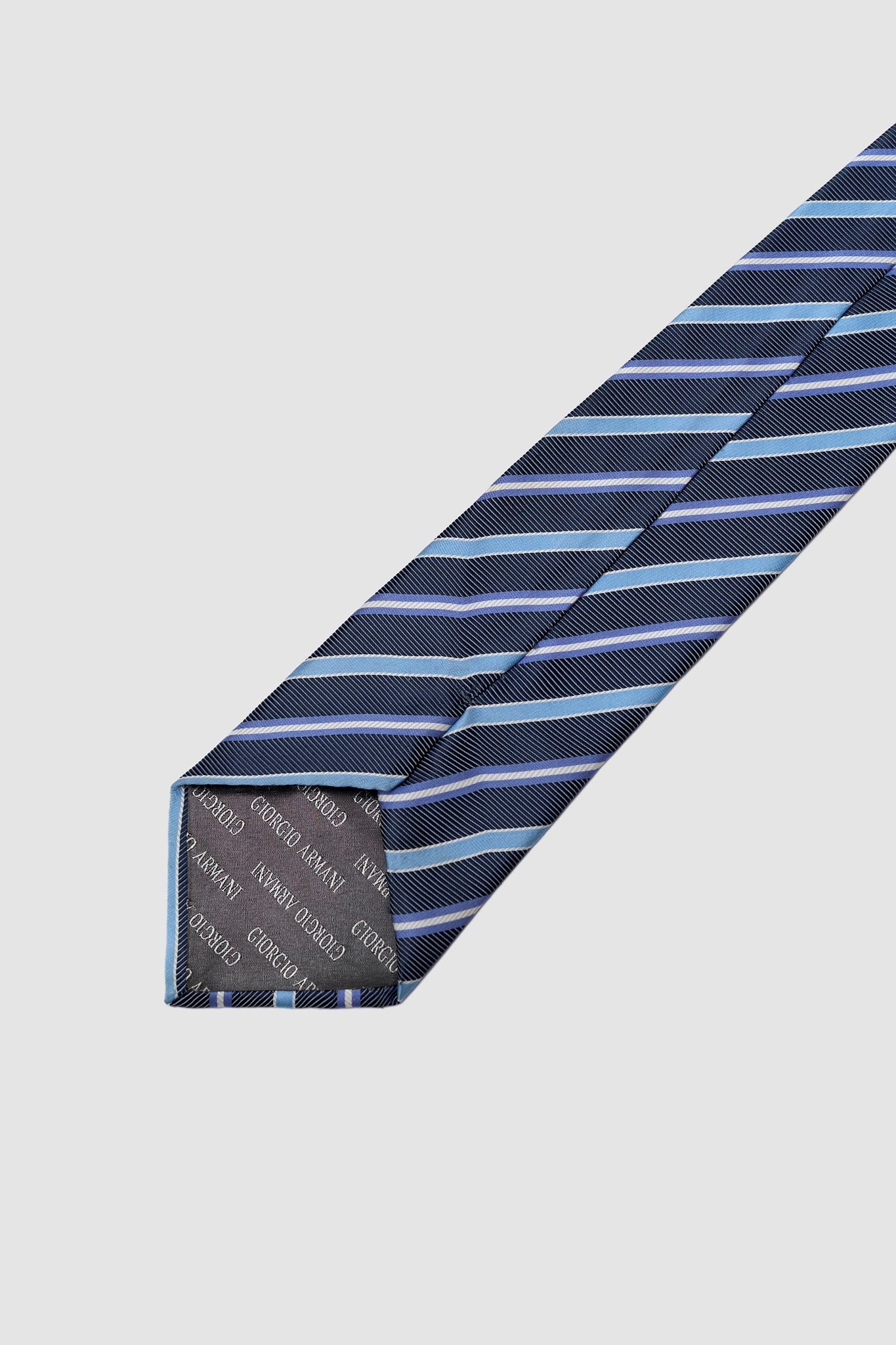Georgio Armani striped silk tie