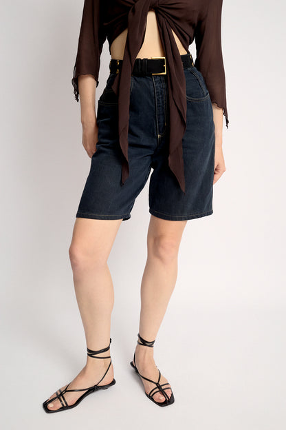 Denim shorts