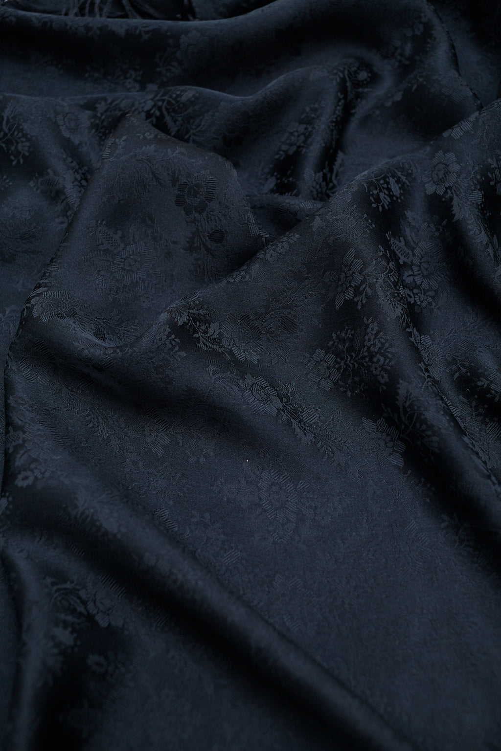 Silk fringe scarf