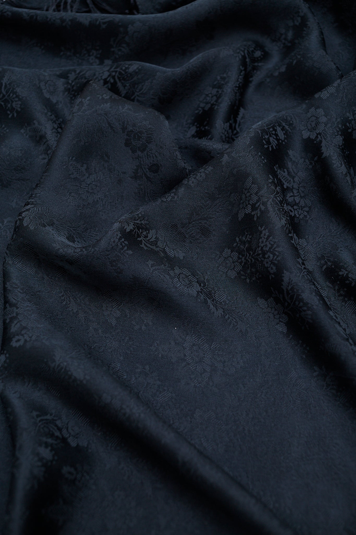 Silk fringe scarf