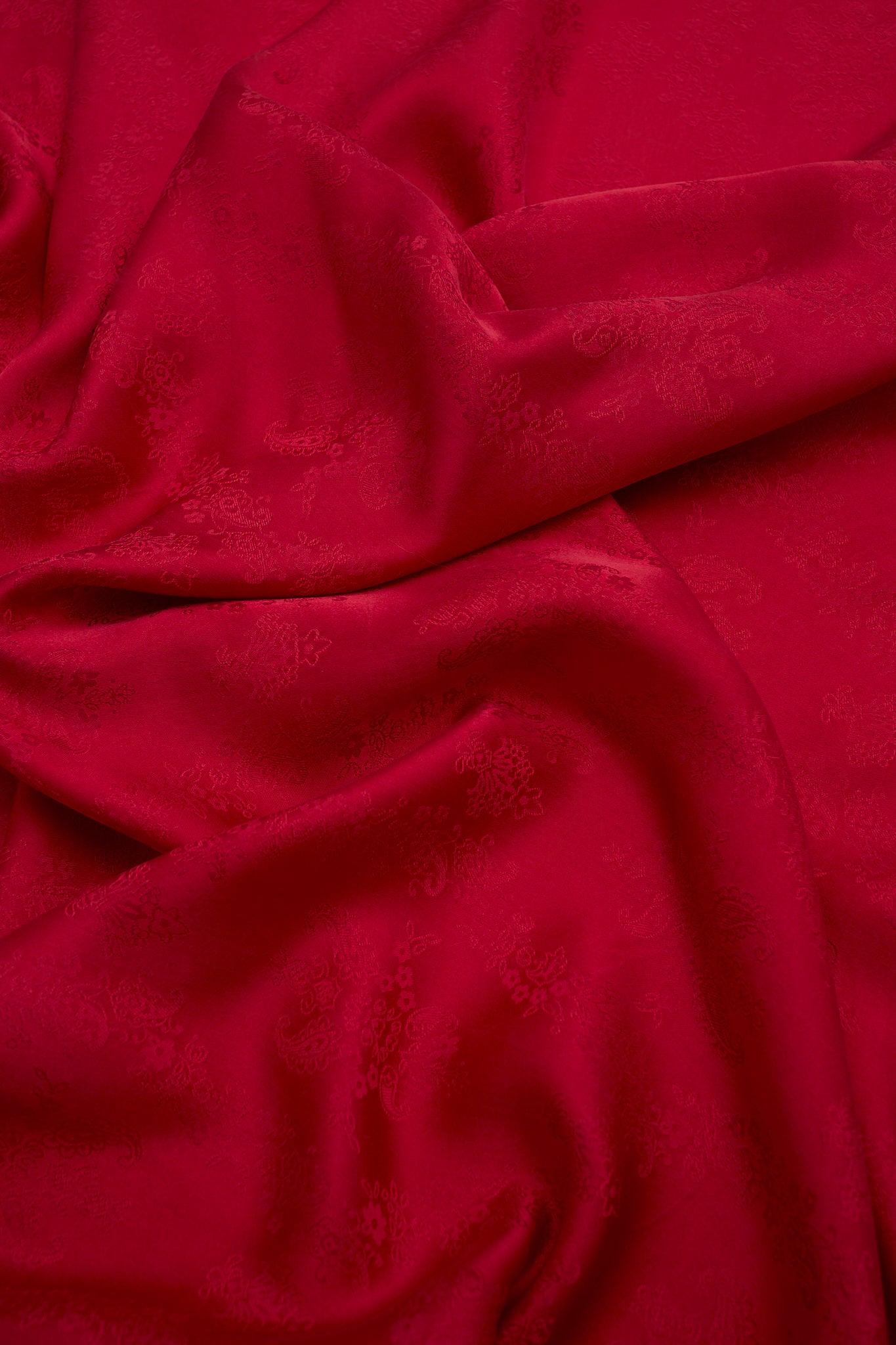 Silk fringe scarf
