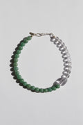 Green aventurine & quartz necklace
