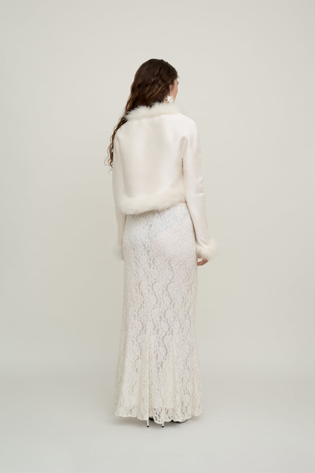 The Marabou Feather and Silk Bolero