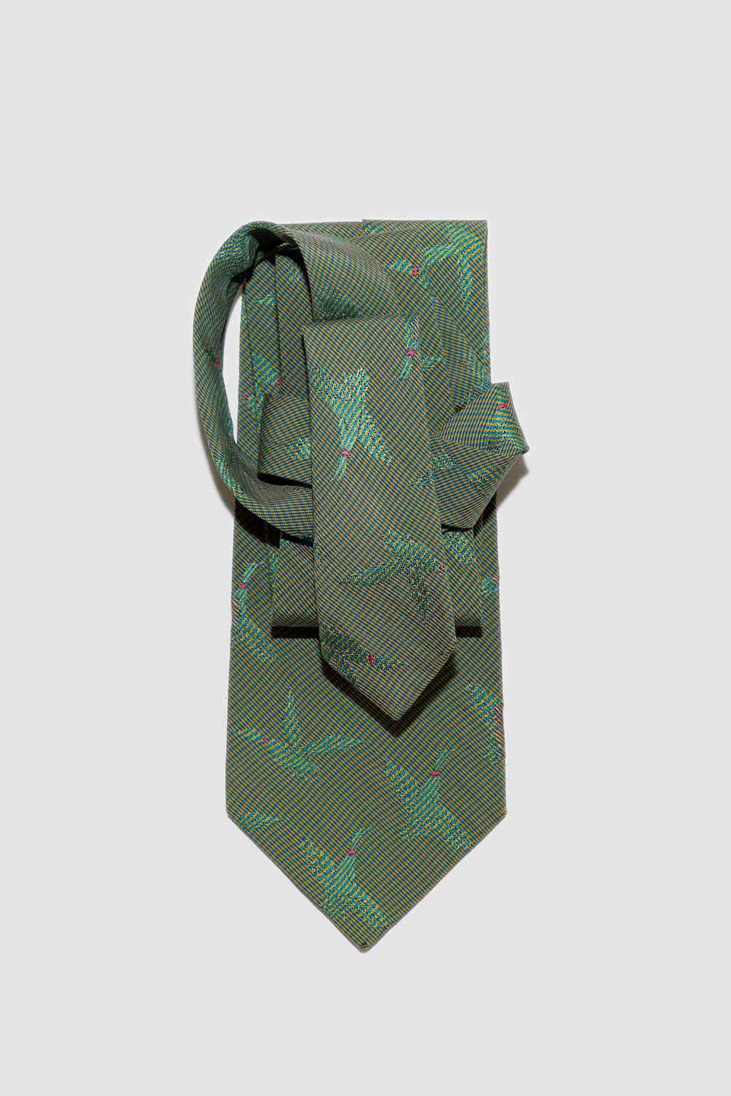 Georgio Armani patterned silk tie