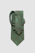 Georgio Armani patterned silk tie