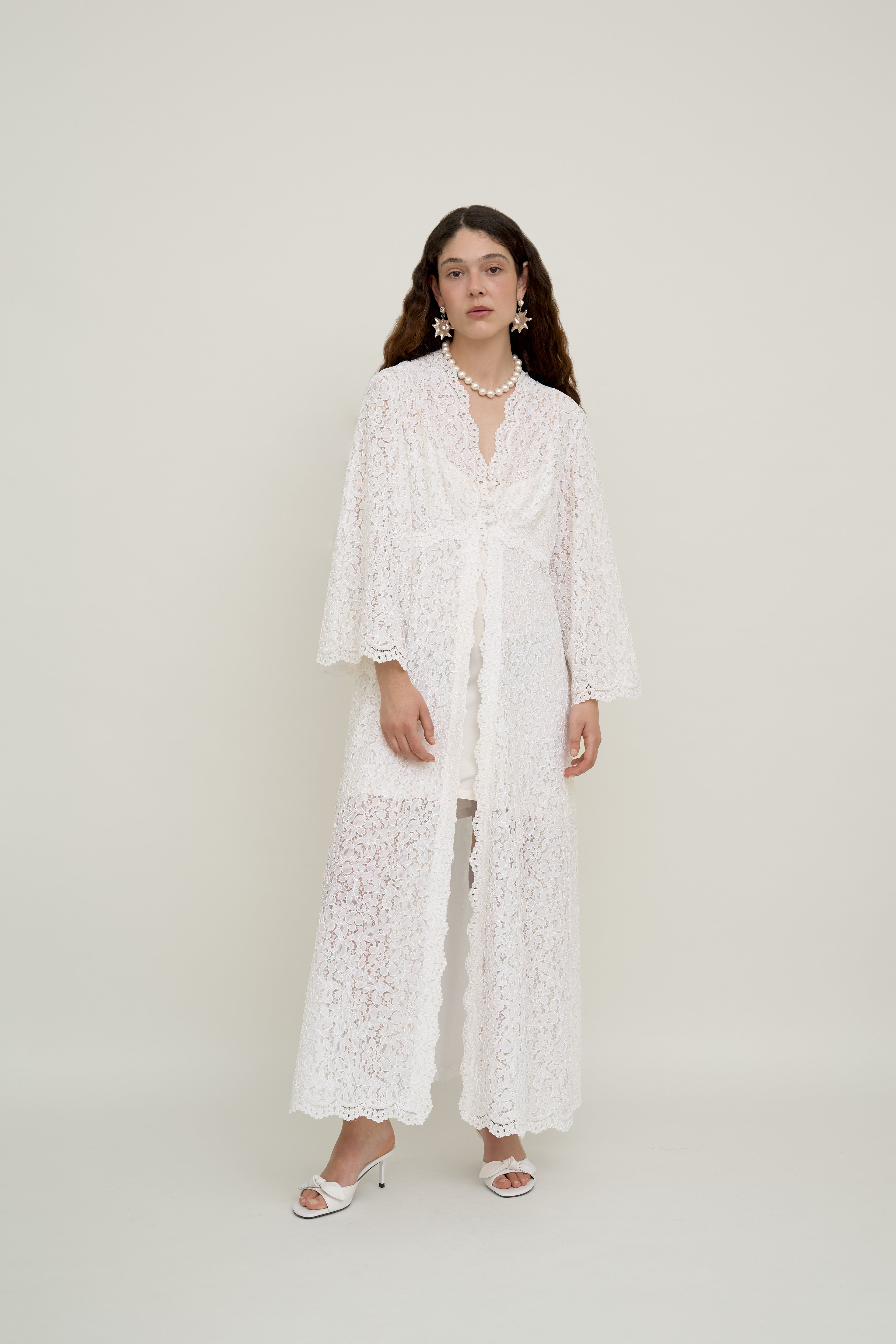 Rare 1970s Lace Ceremony Robe